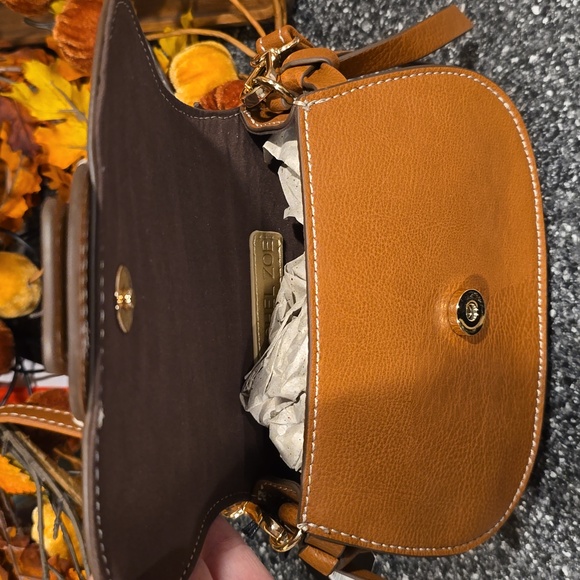 NWT Rachel Zoe Edessi Crossbody Belt Bag Convertible Purse Vegan Leather Brown - Picture 10 of 11